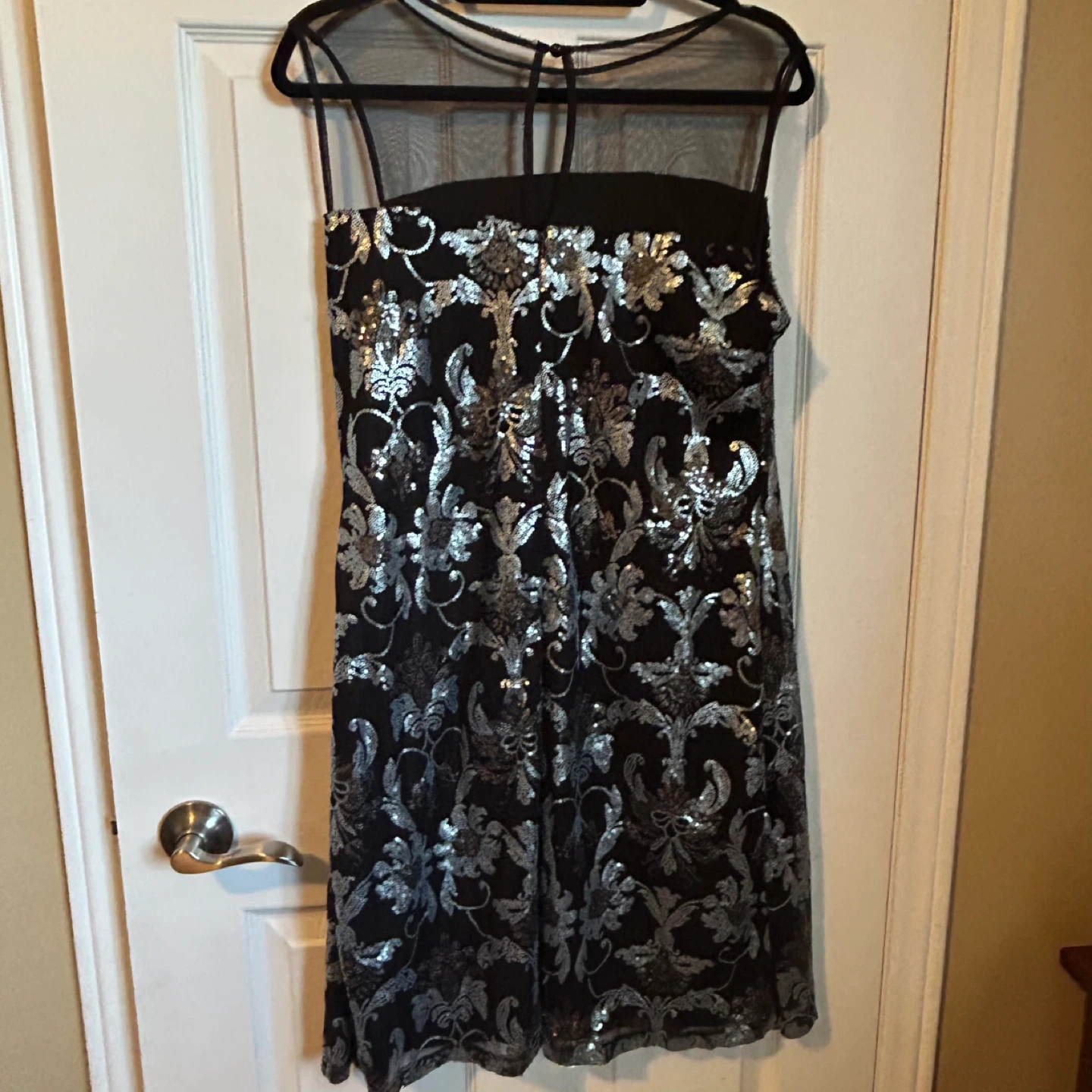 Black Sequin Dress
