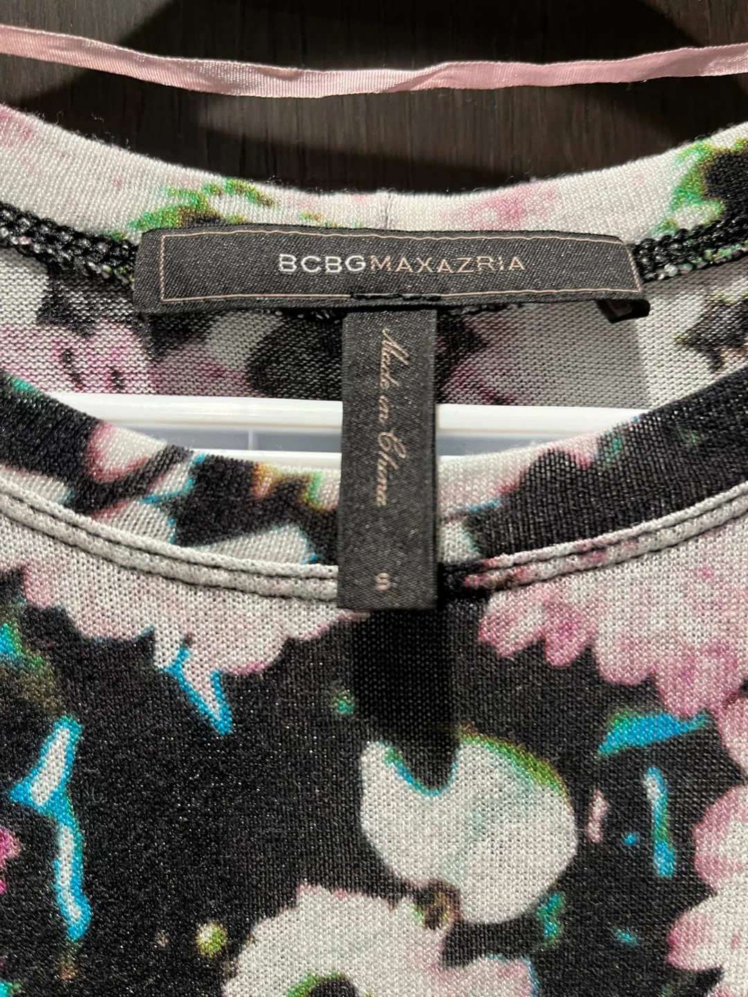 BCBGMAXAZRIA Women's Floral Long Sleeve Top Size S - photo 2