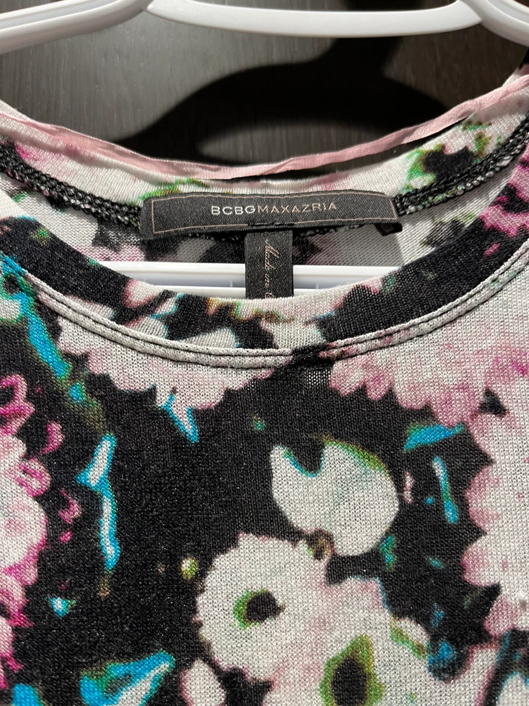 BCBGMAXAZRIA Women's Floral Long Sleeve Top Size S - photo 3