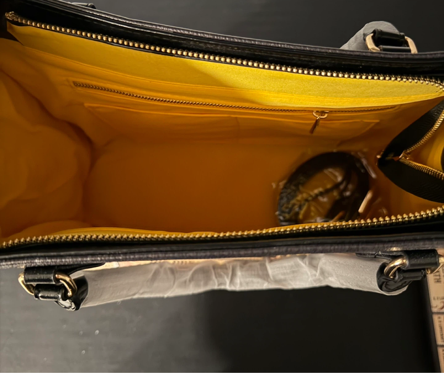Black Satchel Handbag with H.P. Lovecraft Book Cover Designs - photo 4