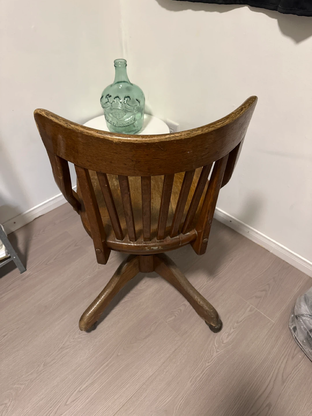 Vintage Wooden Desk Chair - photo 2