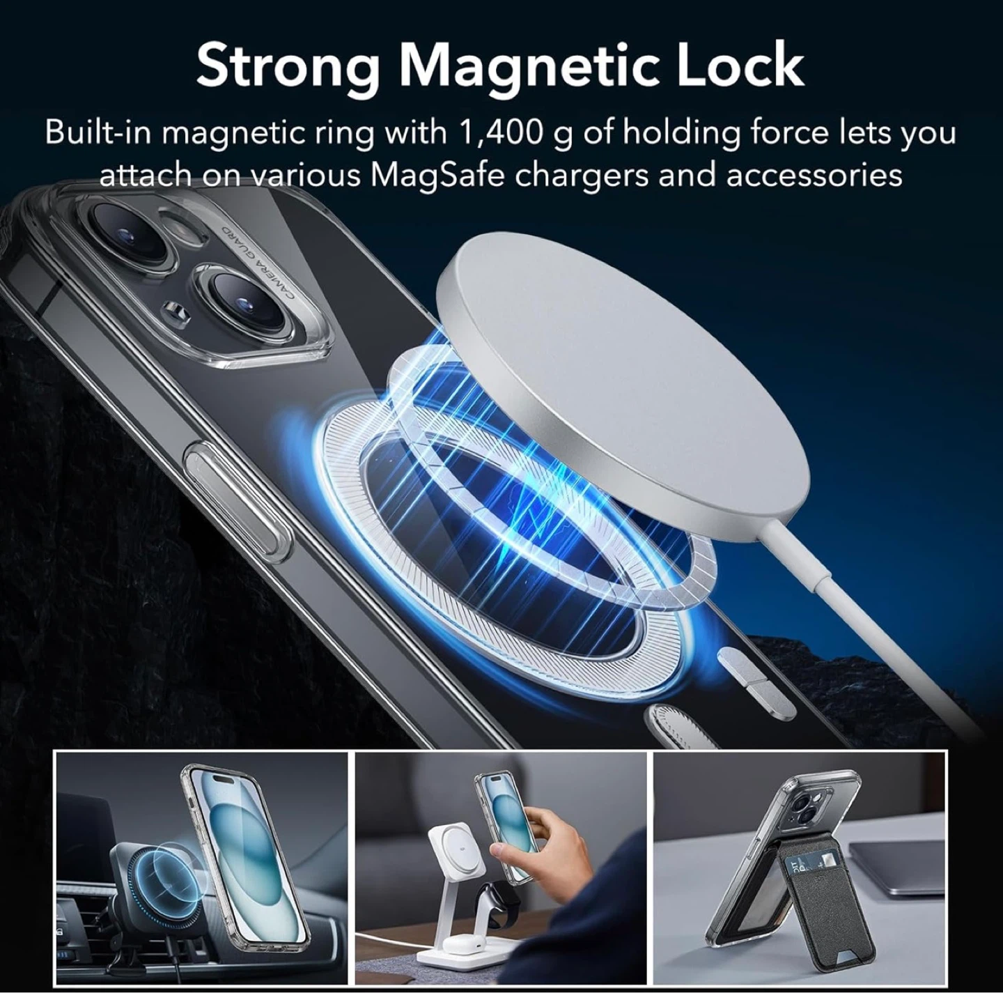 ESR Clear iPhone 15 Case (MagSafe Compatible) - photo 5
