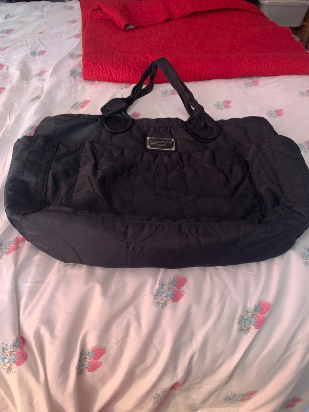 Marc Jacobs Quilted Nylon Tote Bag
