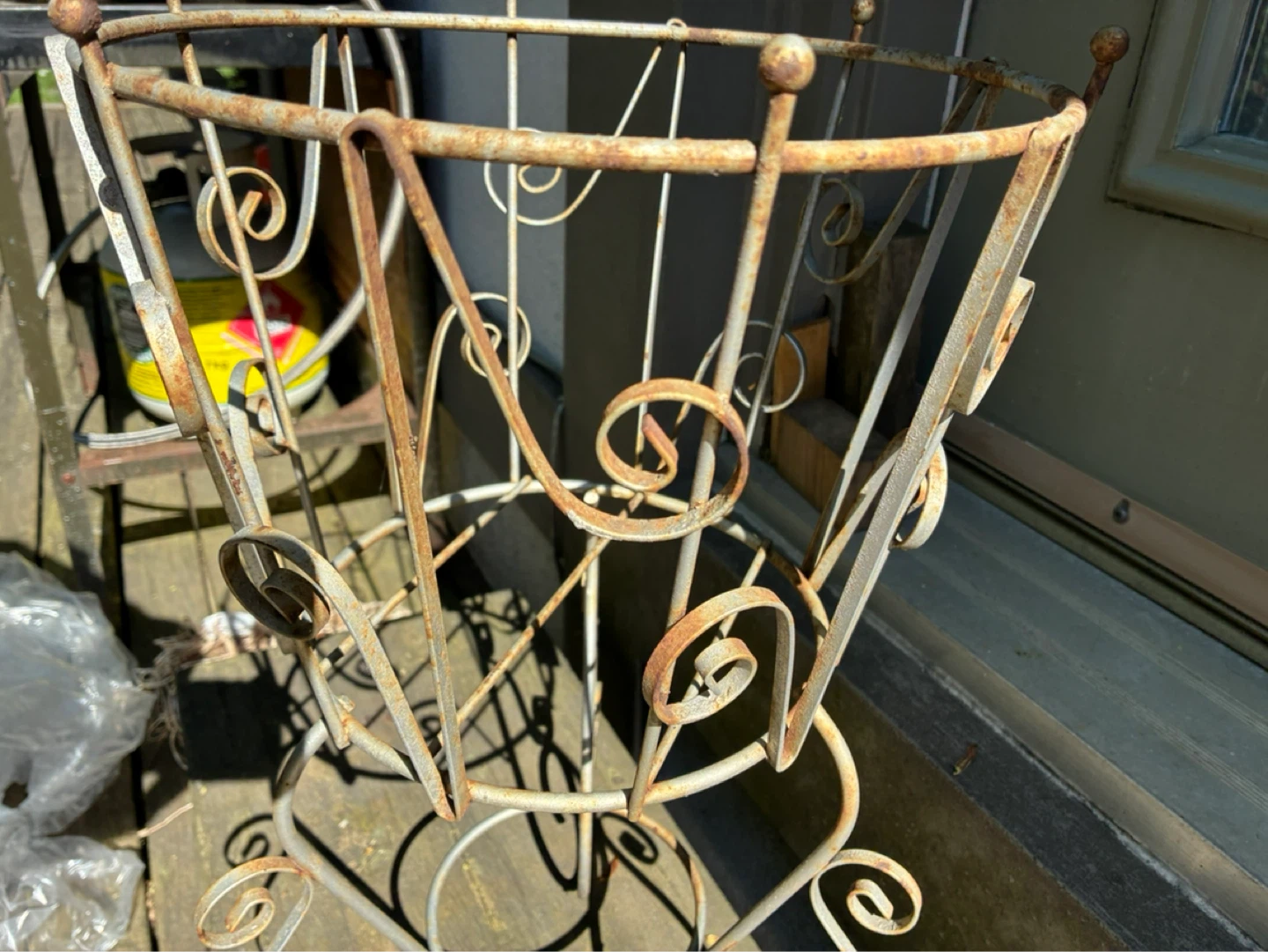 Plant stand Big Sz MCM vintage Hollywood regency style - photo 2