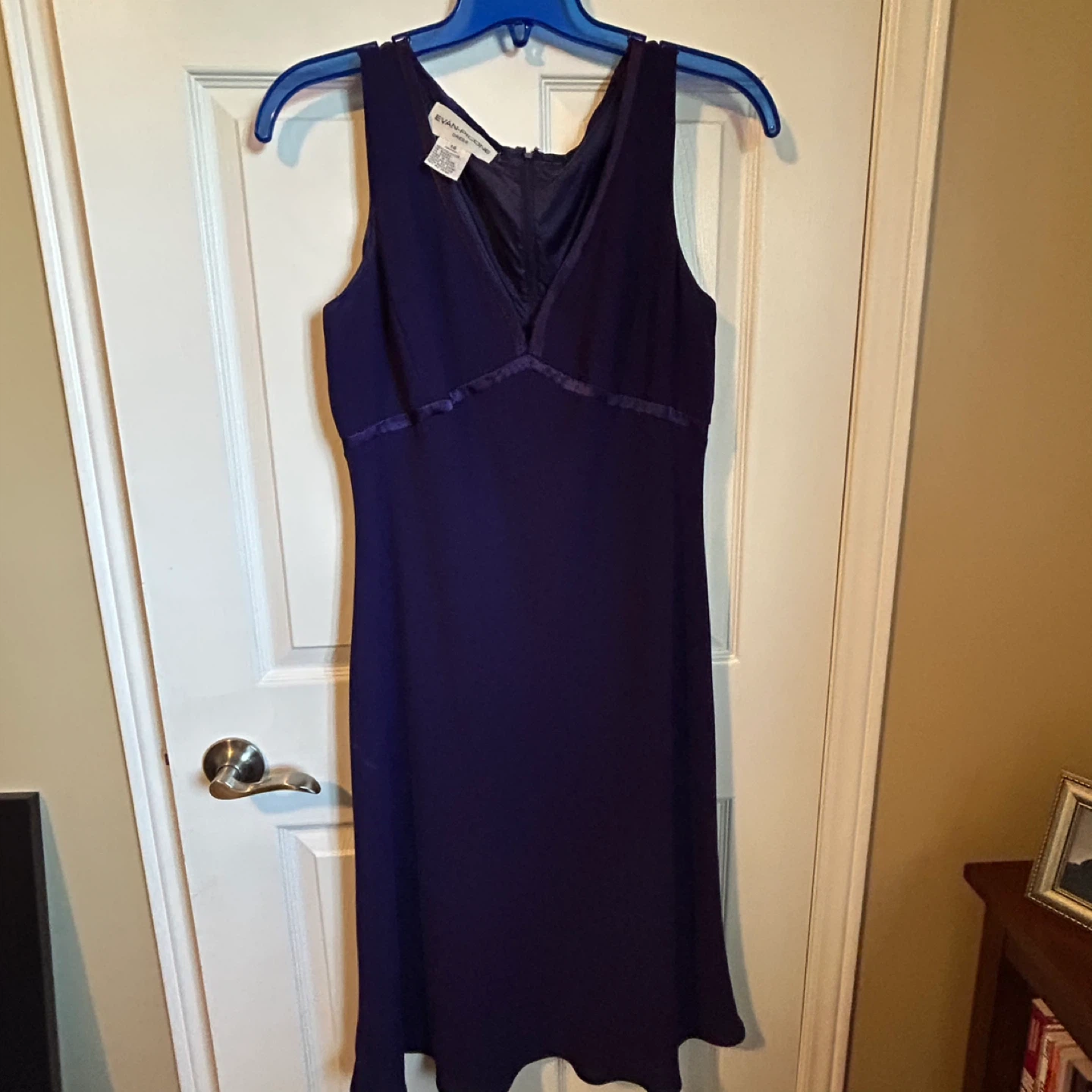 Evan Piccone purple dress