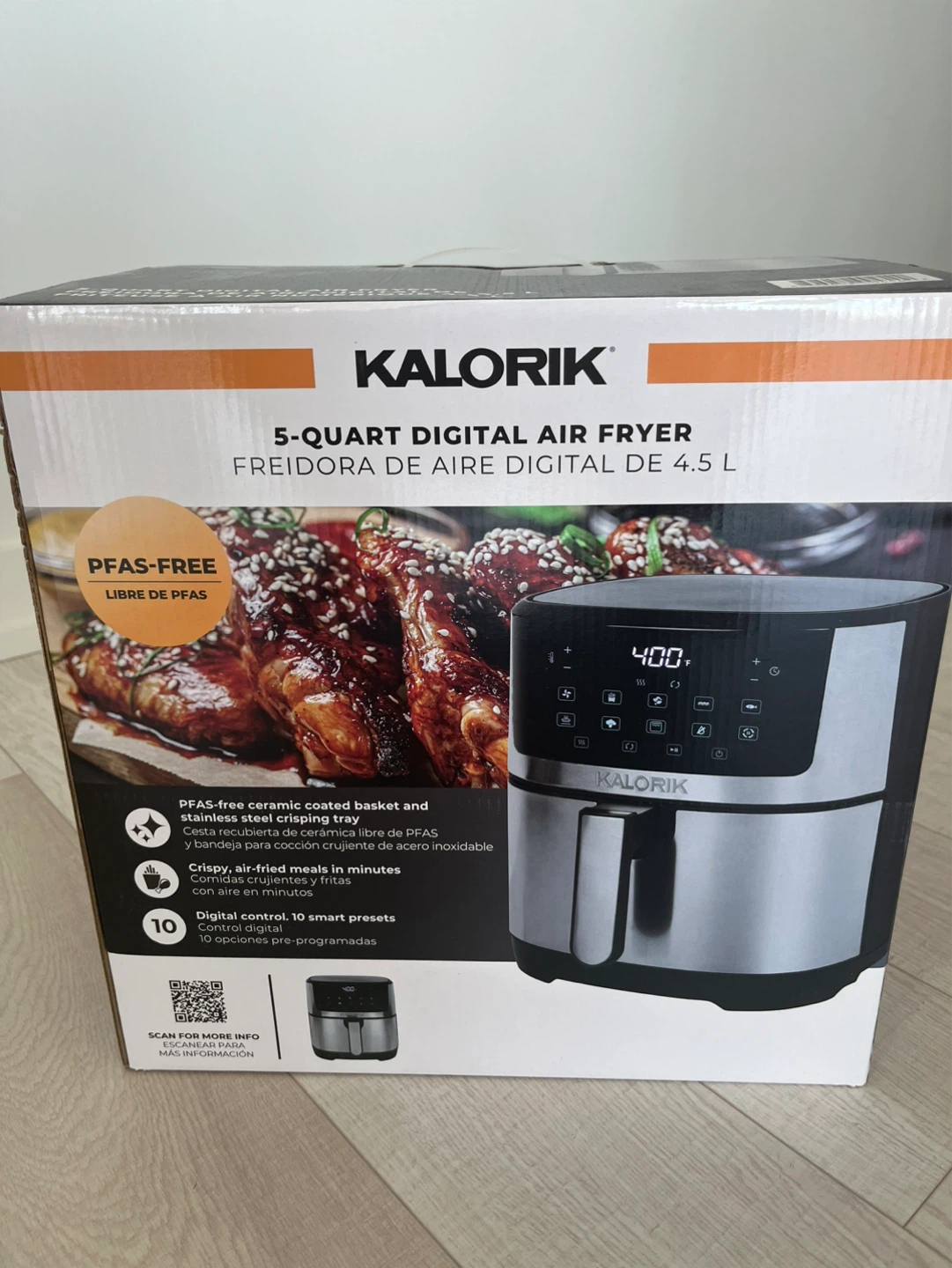 Kalorik 5-Quart Digital Air Fryer