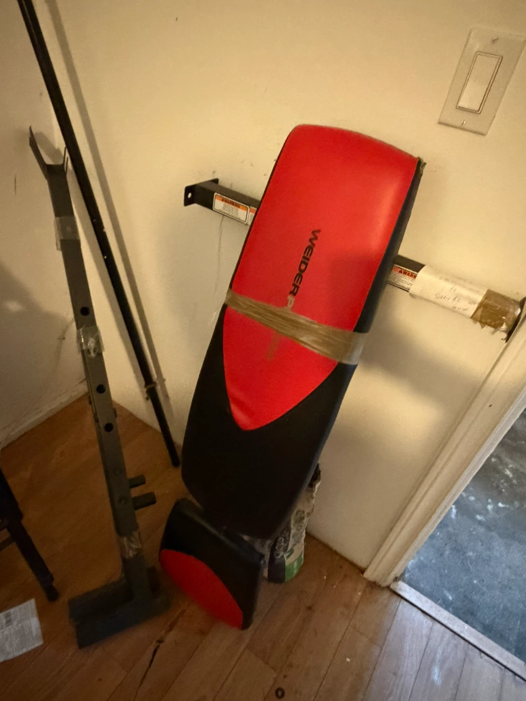 Weider Weight Bench and Weight Plates Set - photo 2