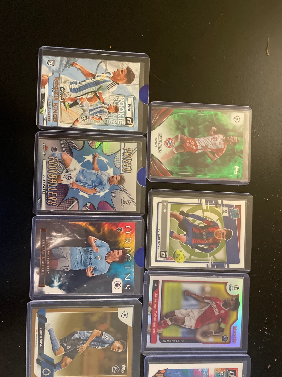 Lot of 9 soccer rookies (Cole Palmer, Julian Alvarez and more)