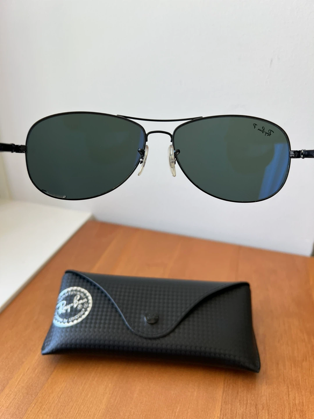 Rare Ray-Ban RB8301 002 59-14 Polarized Sunglasses Carbon Fibre - photo 3