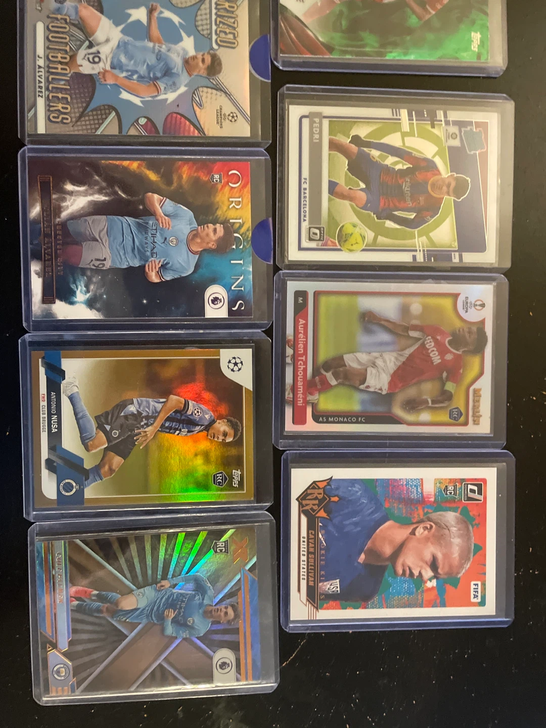Lot of 9 soccer rookies (Cole Palmer, Julian Alvarez and more) - photo 2