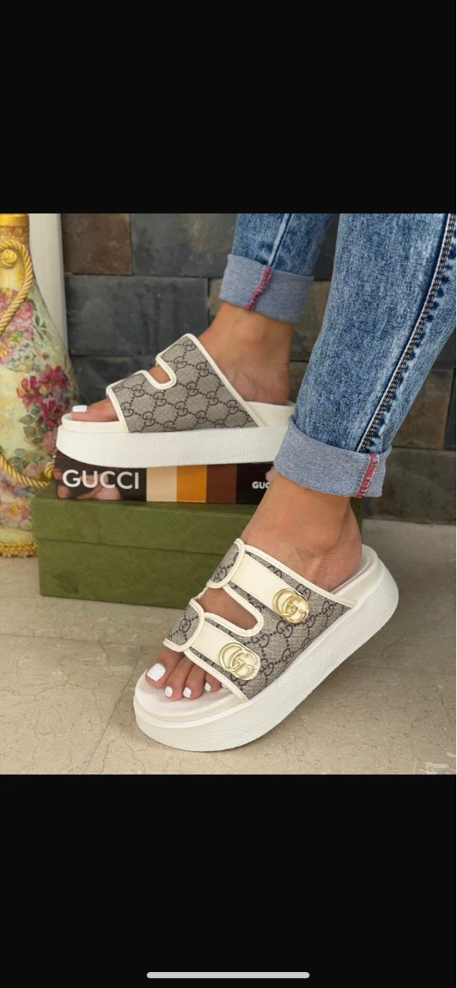 Gucci Platform Slides