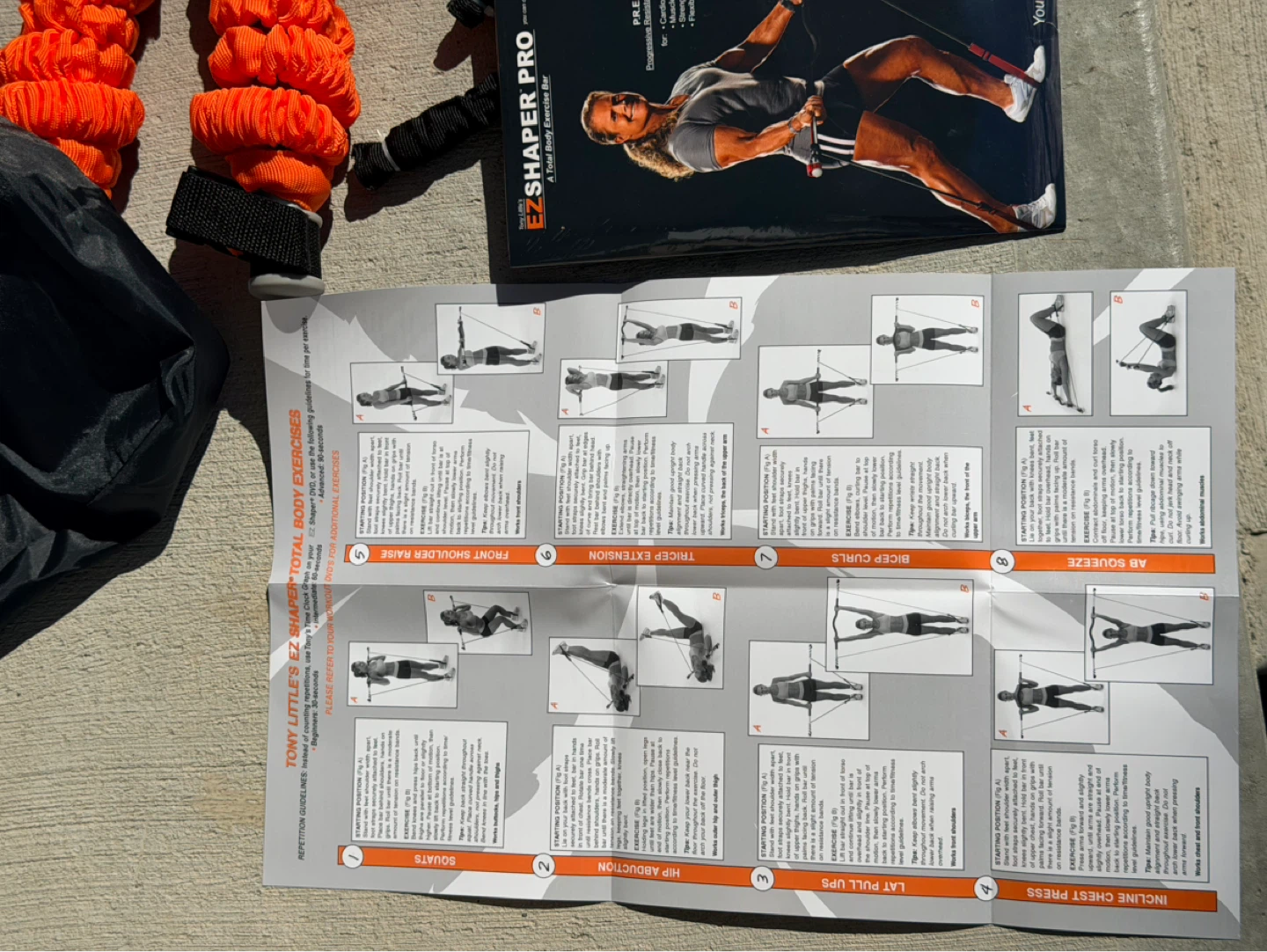 Tony Little's EZ SHAPER PRO Total Body Exercise Bar - photo 2