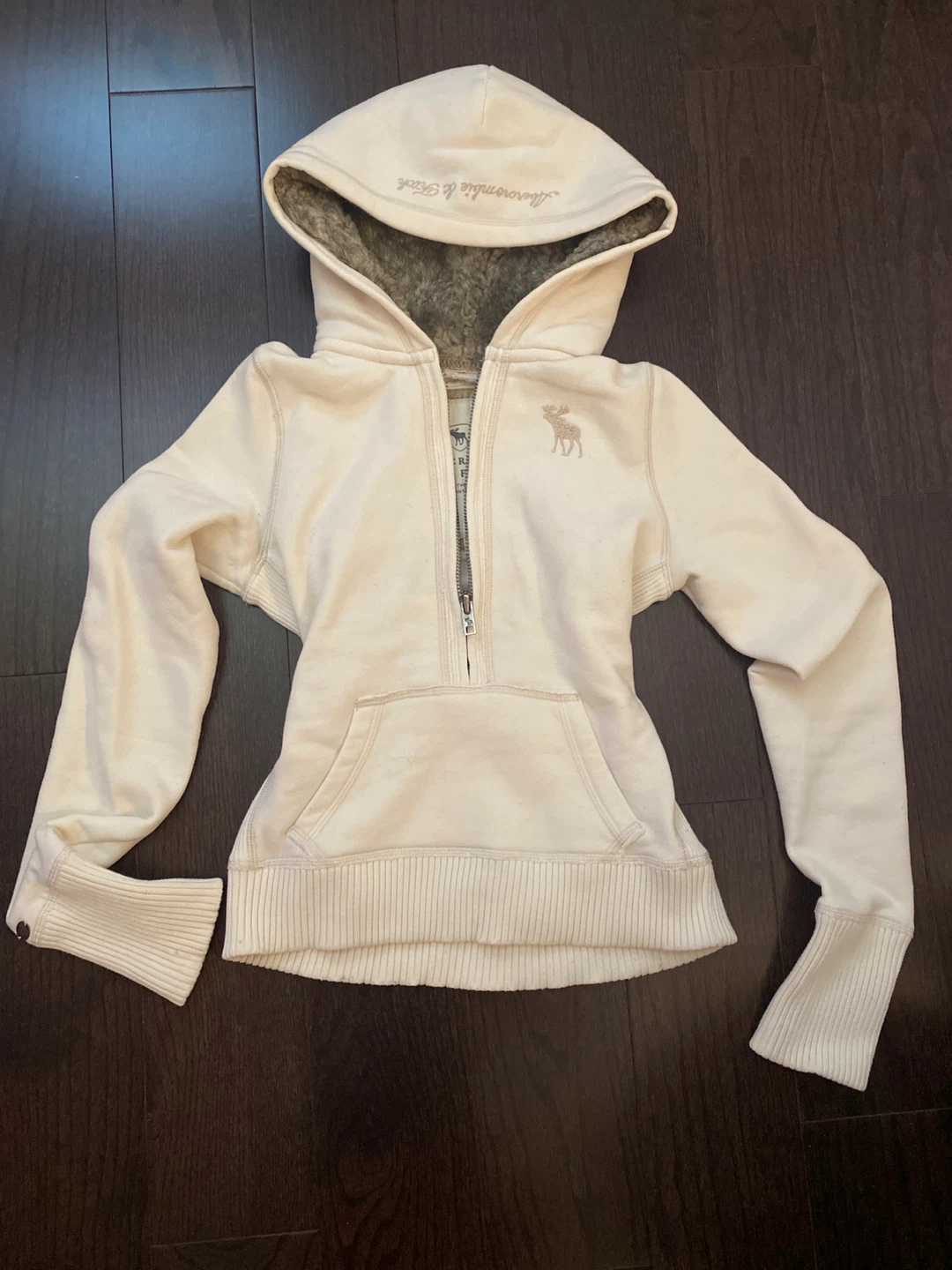 Abercrombie & Fitch Zip-Up Hoodie - Size Medium