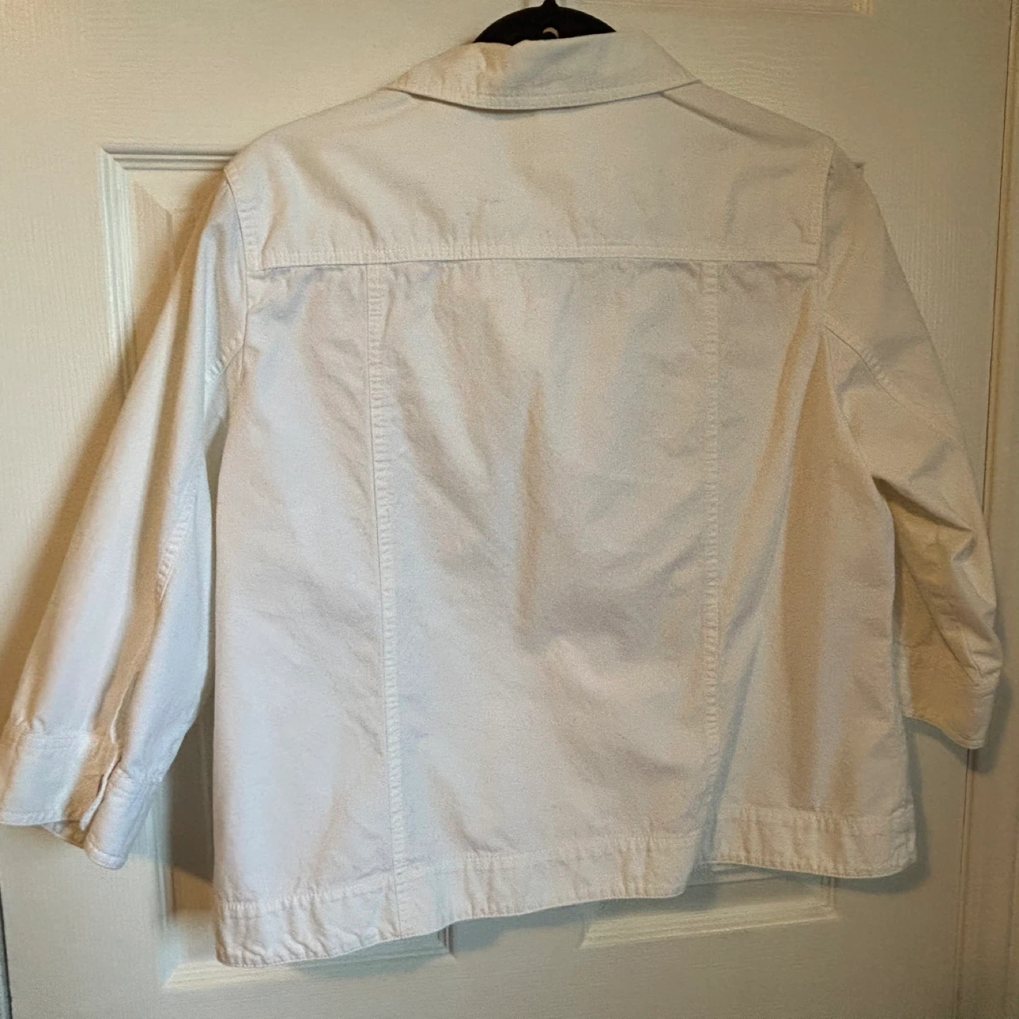 Carroll Reed Classic White Denim Jacket - photo 2