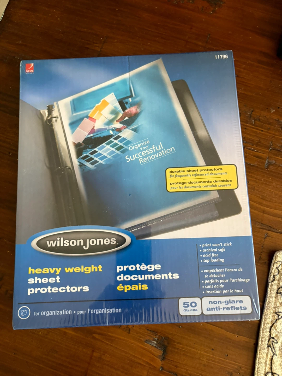 Wilson Jones 50 Heavy Weight Sheet Protectors