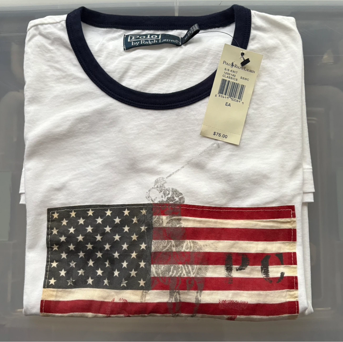 Polo Ralph Lauren Men's "S/S Knit" T-Shirt Size M - photo 5