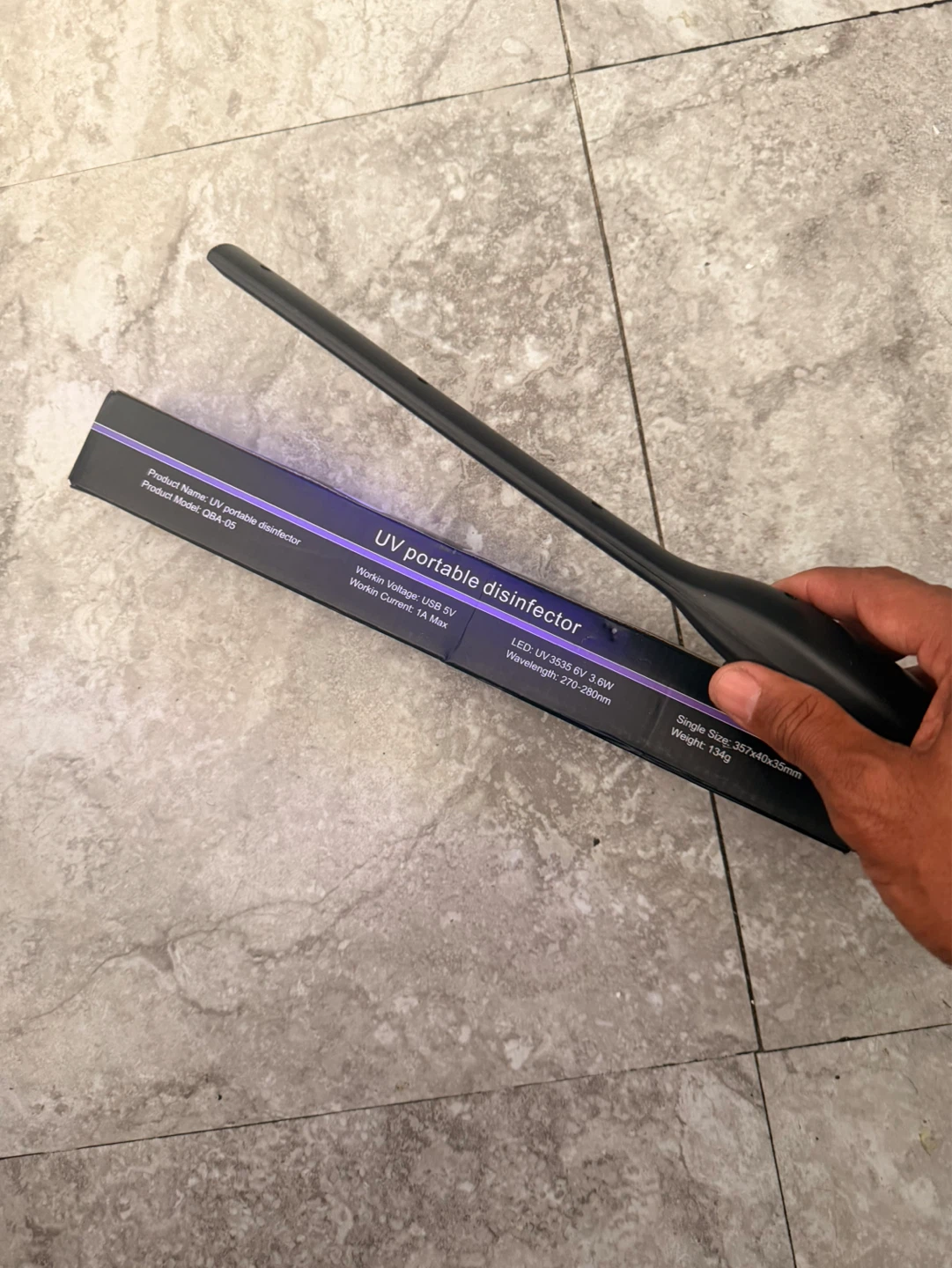 UV Portable Disinfector Wand - QBA-05