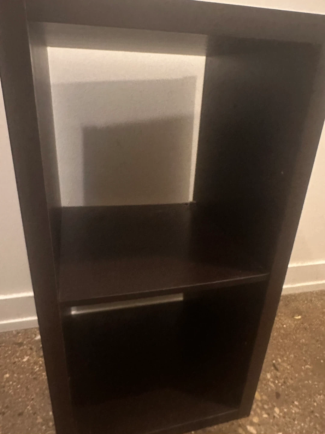 Dark Brown Cube Shelf