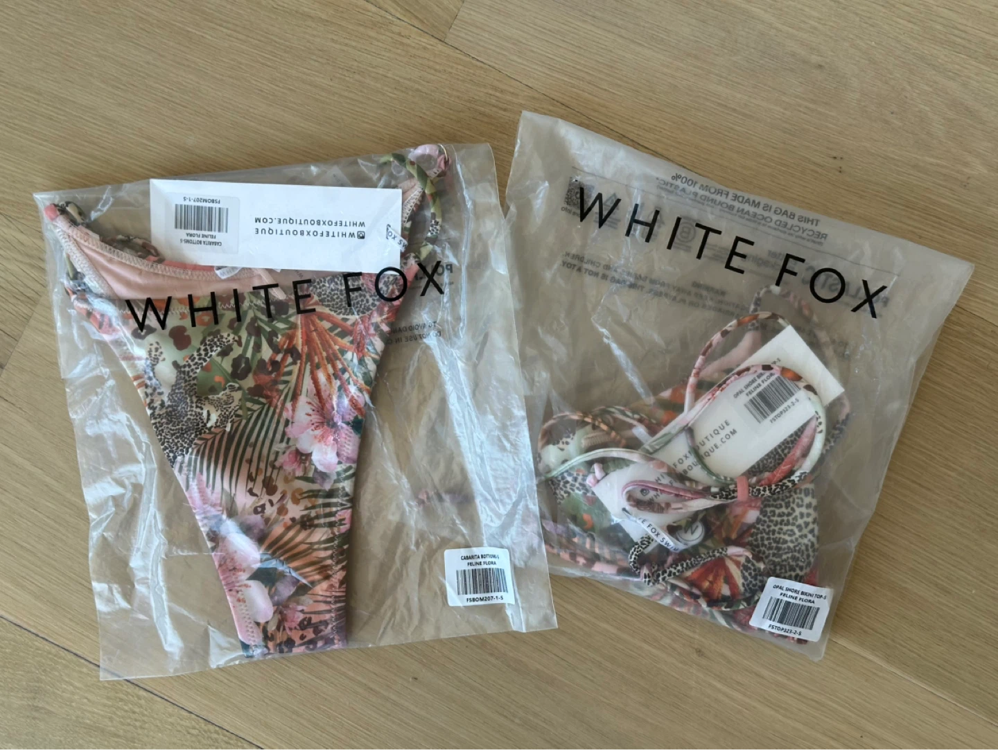 White Fox Boutique Bikini Top & Bottom Set