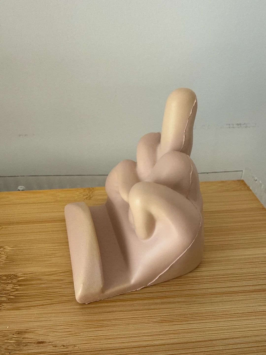 Novelty Middle Finger Hand Phone Holder Stand - photo 2