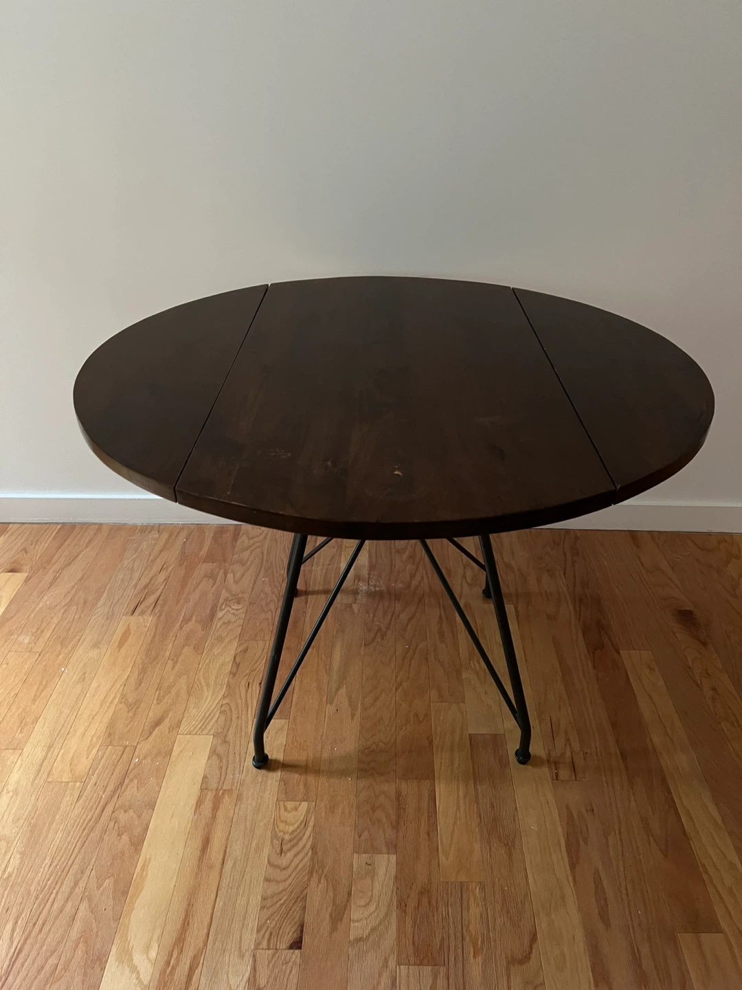 Mango wood dining table set for 3 (west Elm) - photo 3