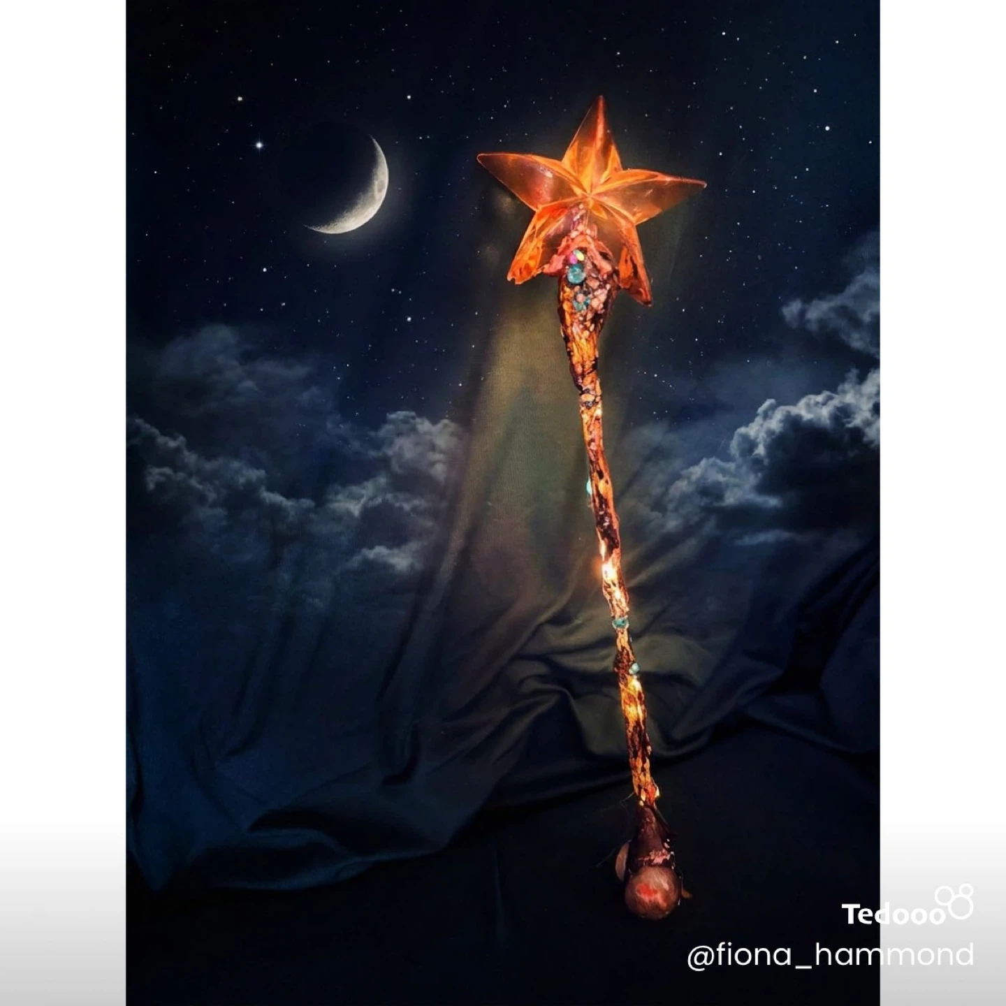 Hand created Star Wand - one of a kind!