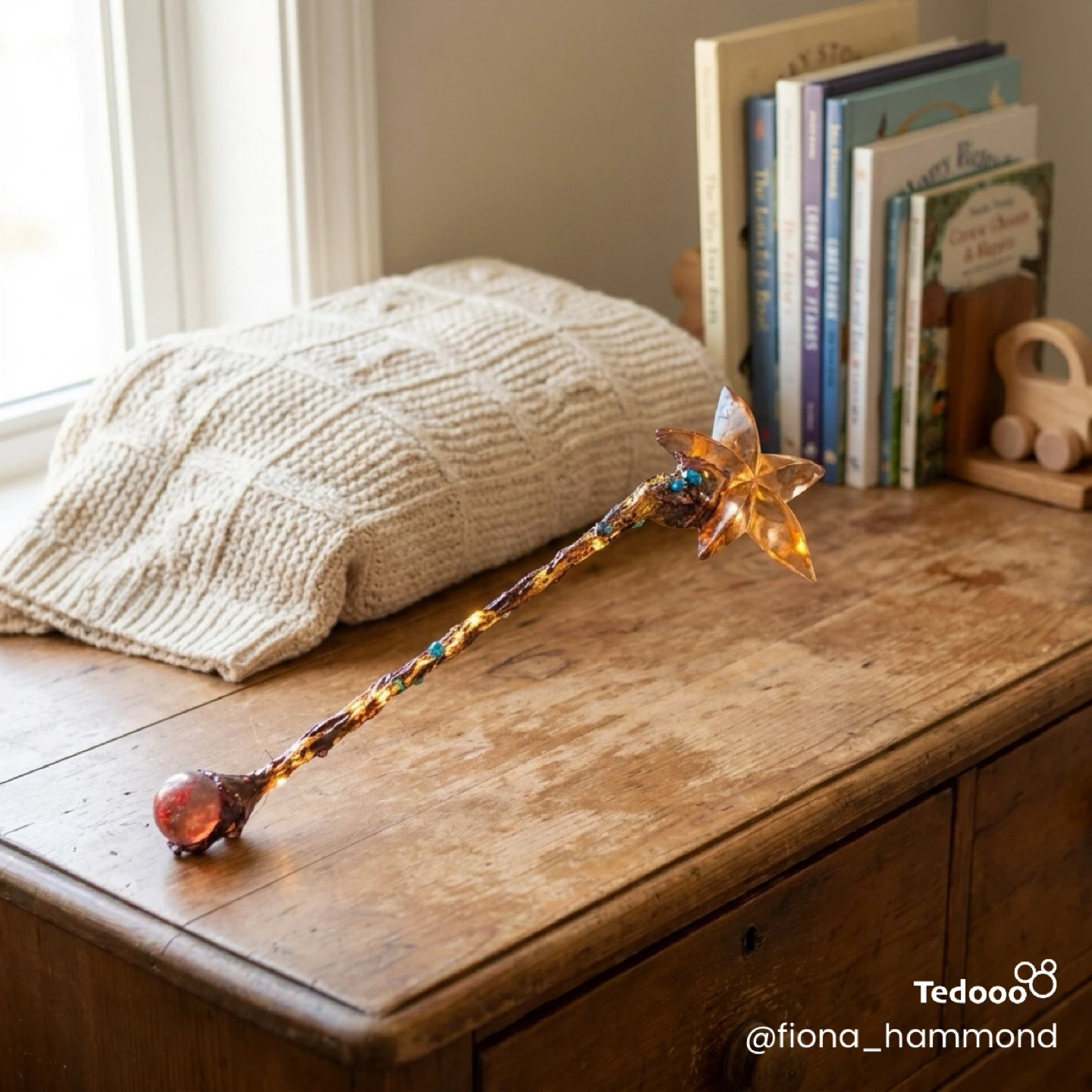 Hand created Star Wand - one of a kind! - photo 2