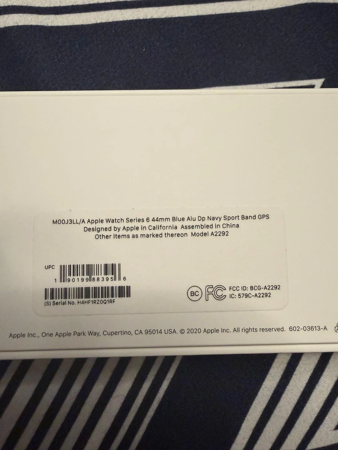 Apple Watch Series 6 44mm Blue Sport Band GPS - photo 4