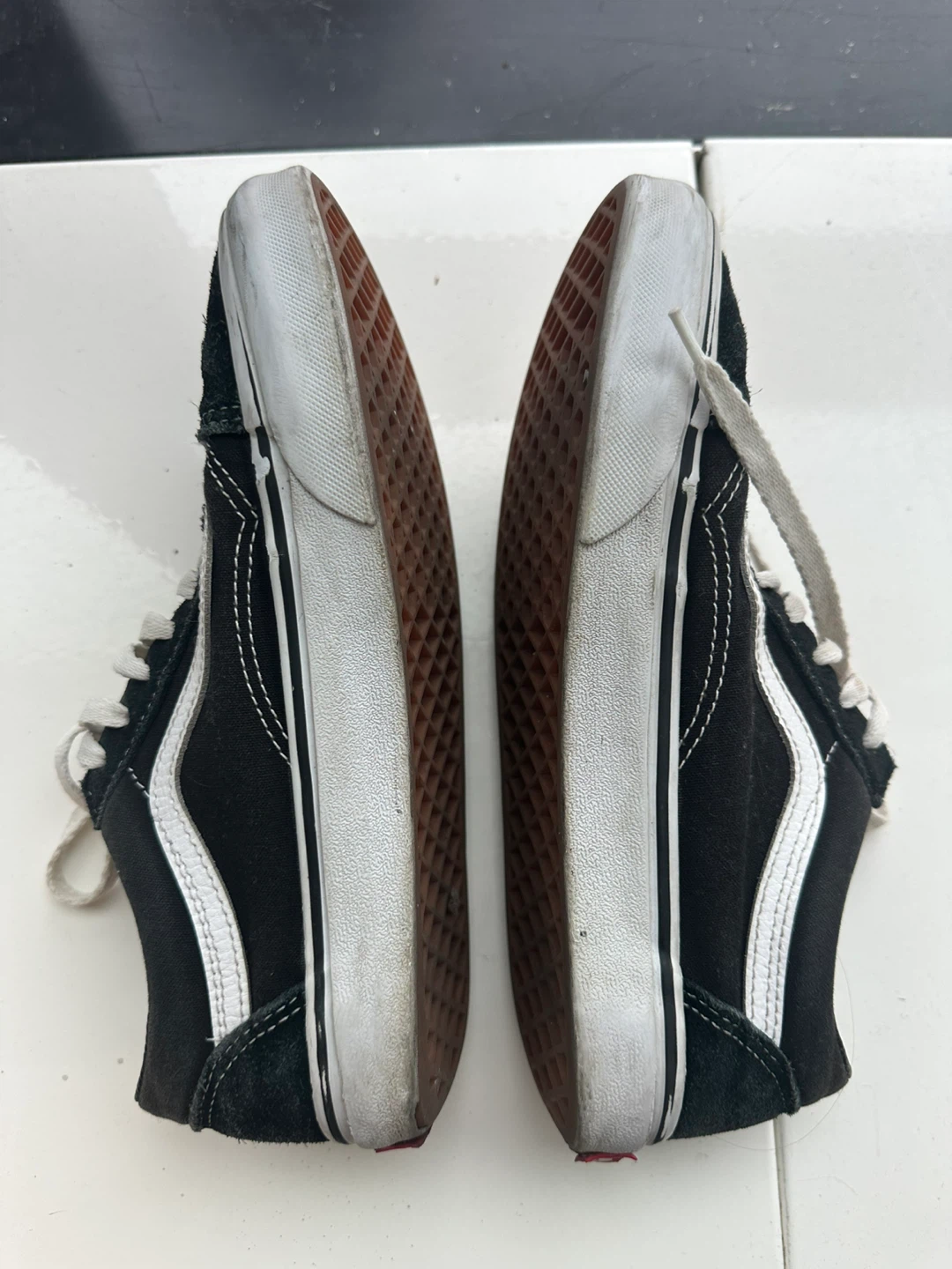 Vans Old Skool Black Suede Shoes US Women's 7 - photo 2