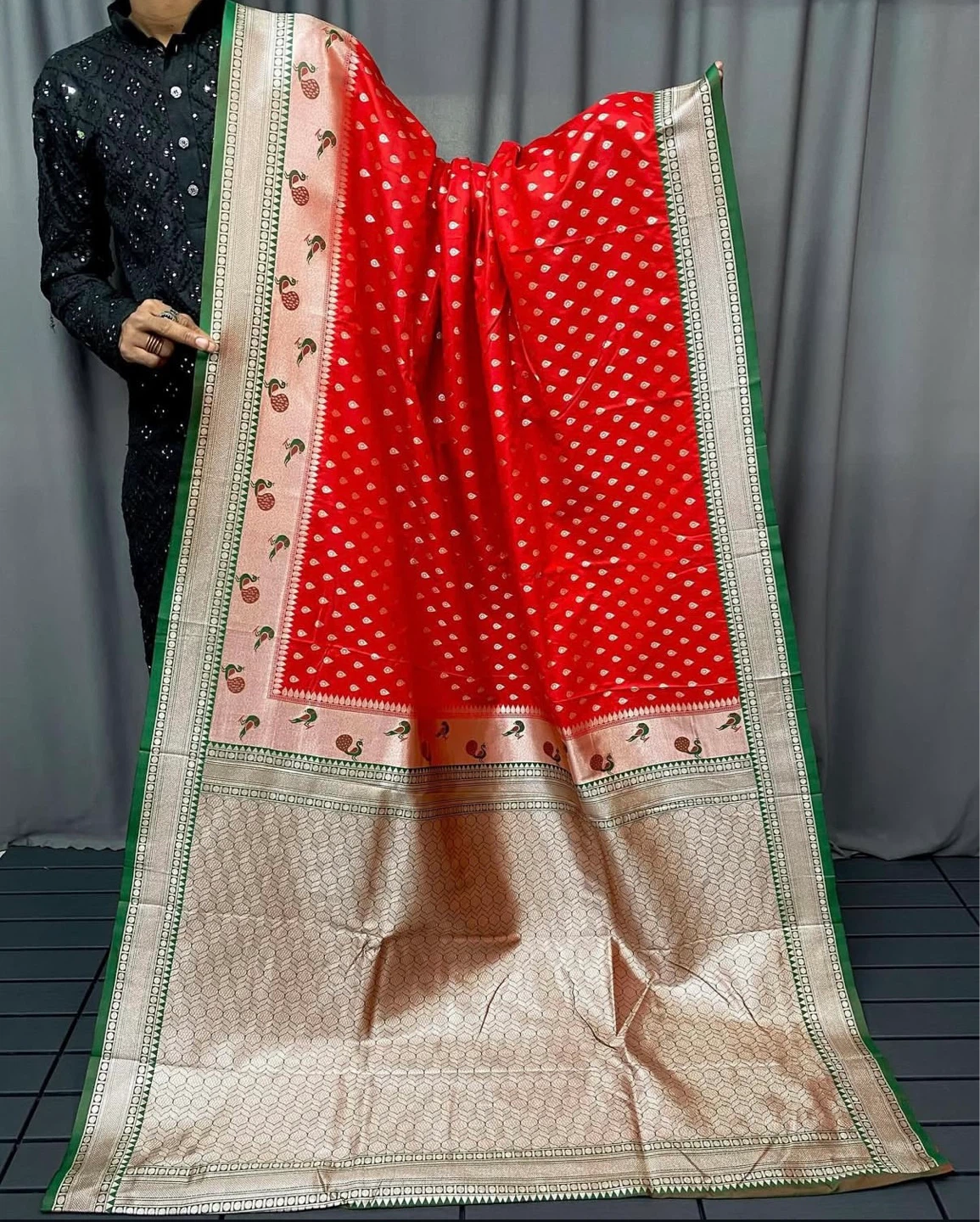 Woven Banarasi Silk Saree - Various Colours