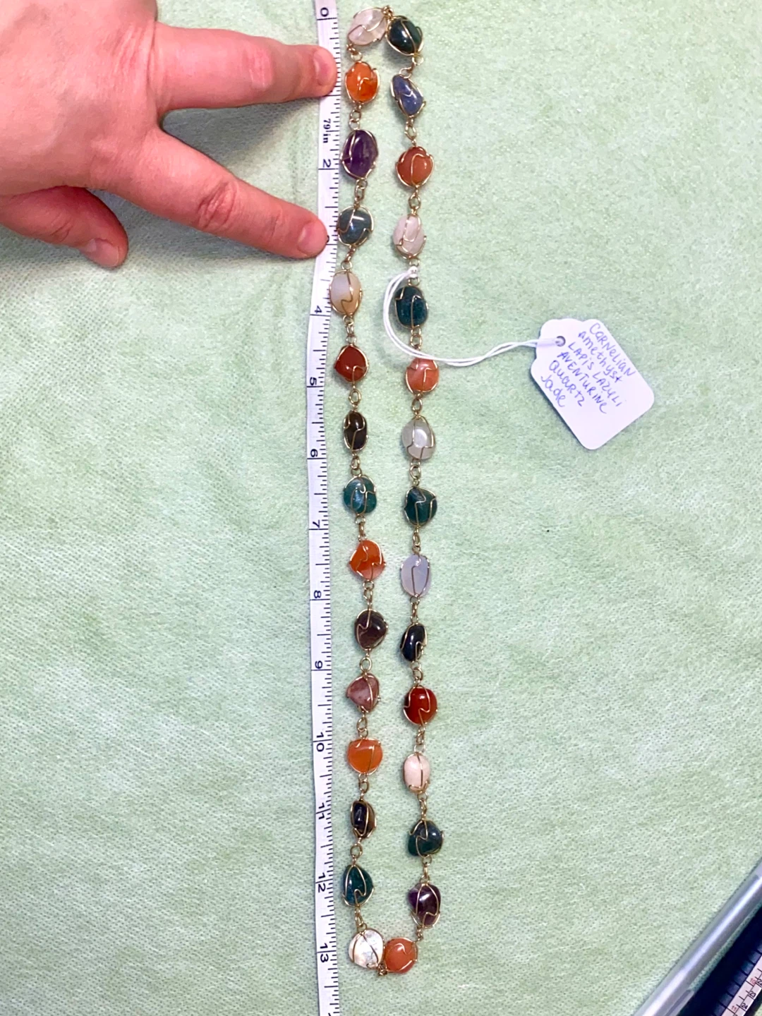 Vintage 1960s-70s Semi-Precious Stone Necklace - photo 5