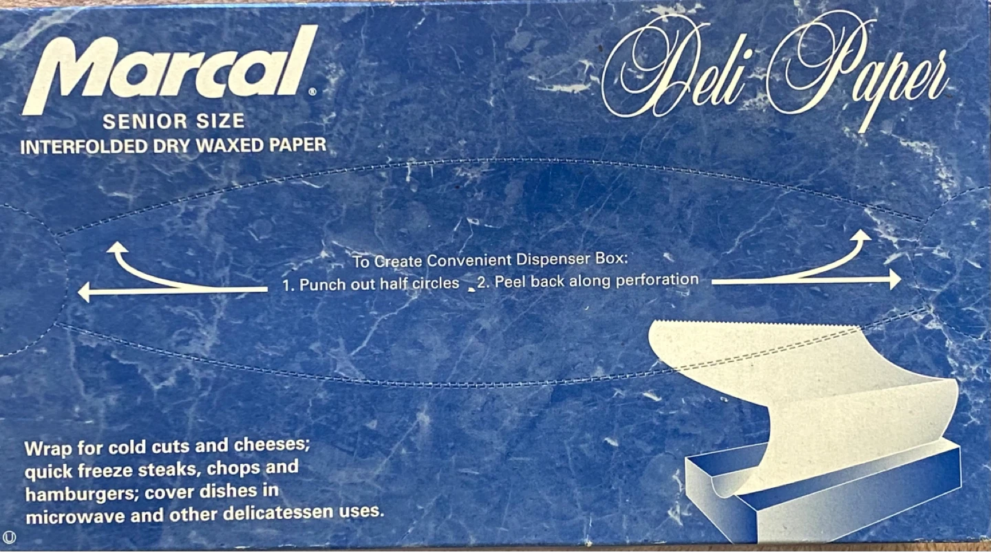 Marcal Senior Size Interfolded Dry Waxed Deli Paper - 500 Sheets
