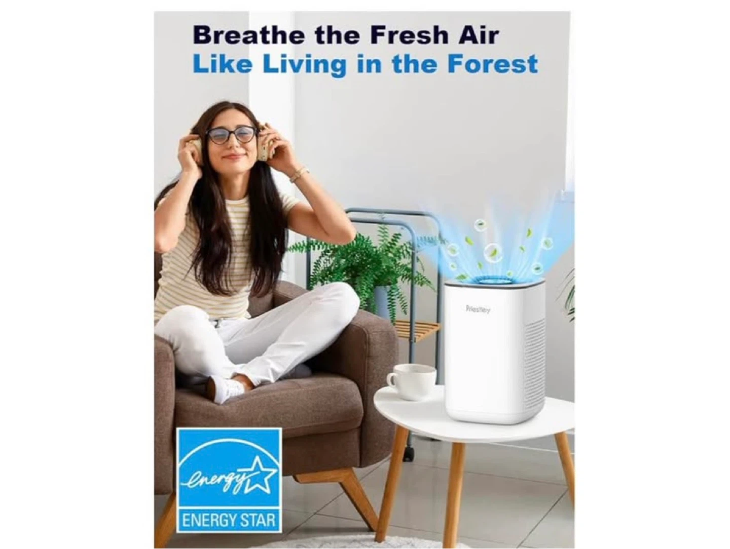 Priestley small air purifier 3 in 1 Hepa P066 oil diffuser - photo 5