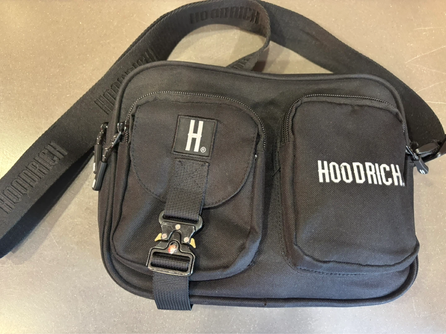 HOODRICH Black Crossbody Bag