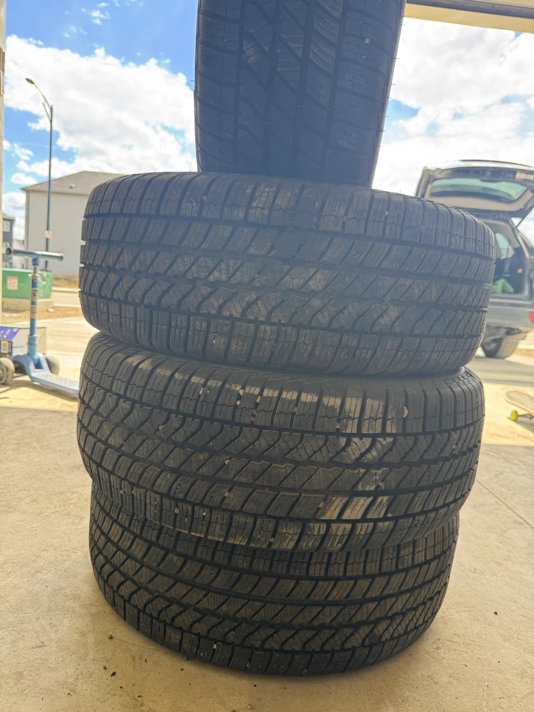 235/55R18 cooper traction command (dot 2925) set of four tires - photo 2