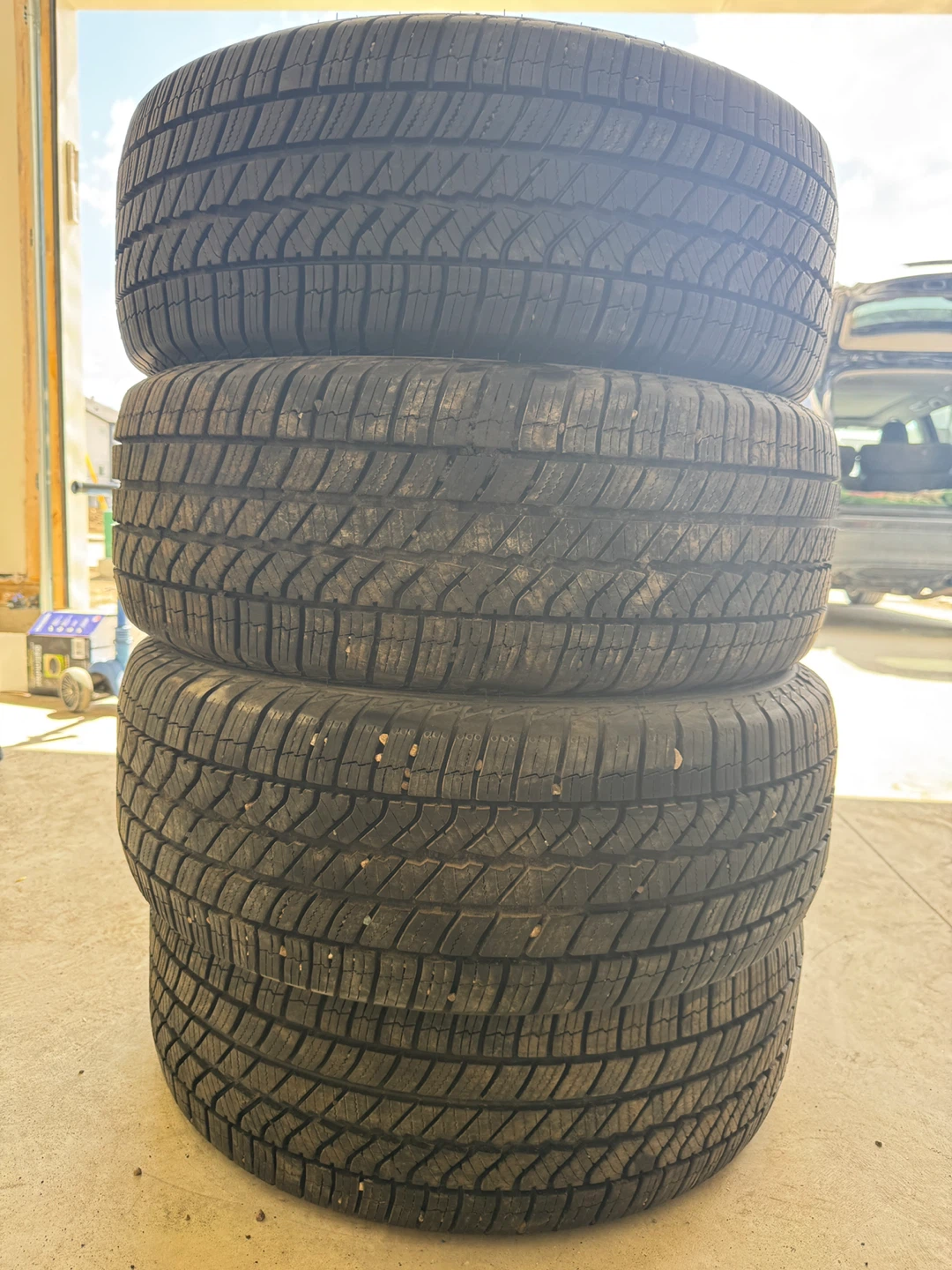 235/55R18 cooper traction command (dot 2925) set of four tires