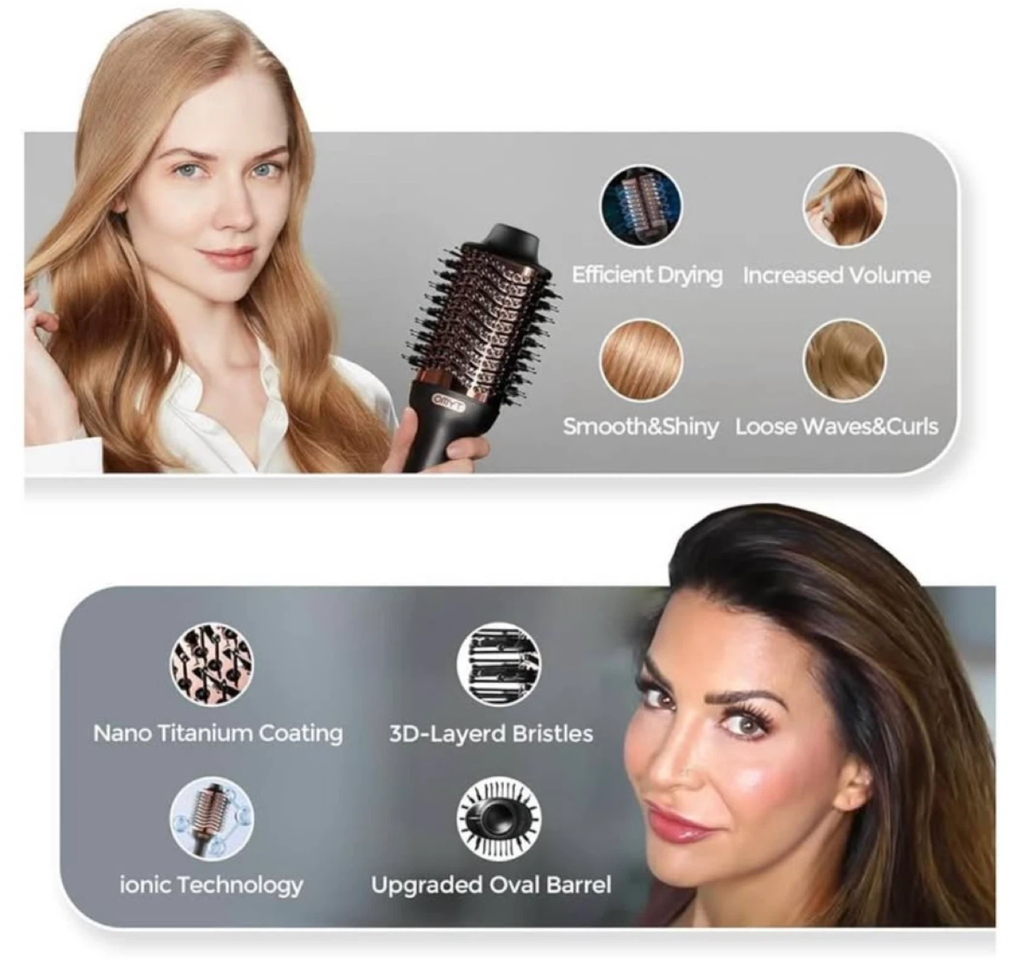 TYMO Hair Dryer Brush Blow Dryer - Ionic Volumizer - photo 5