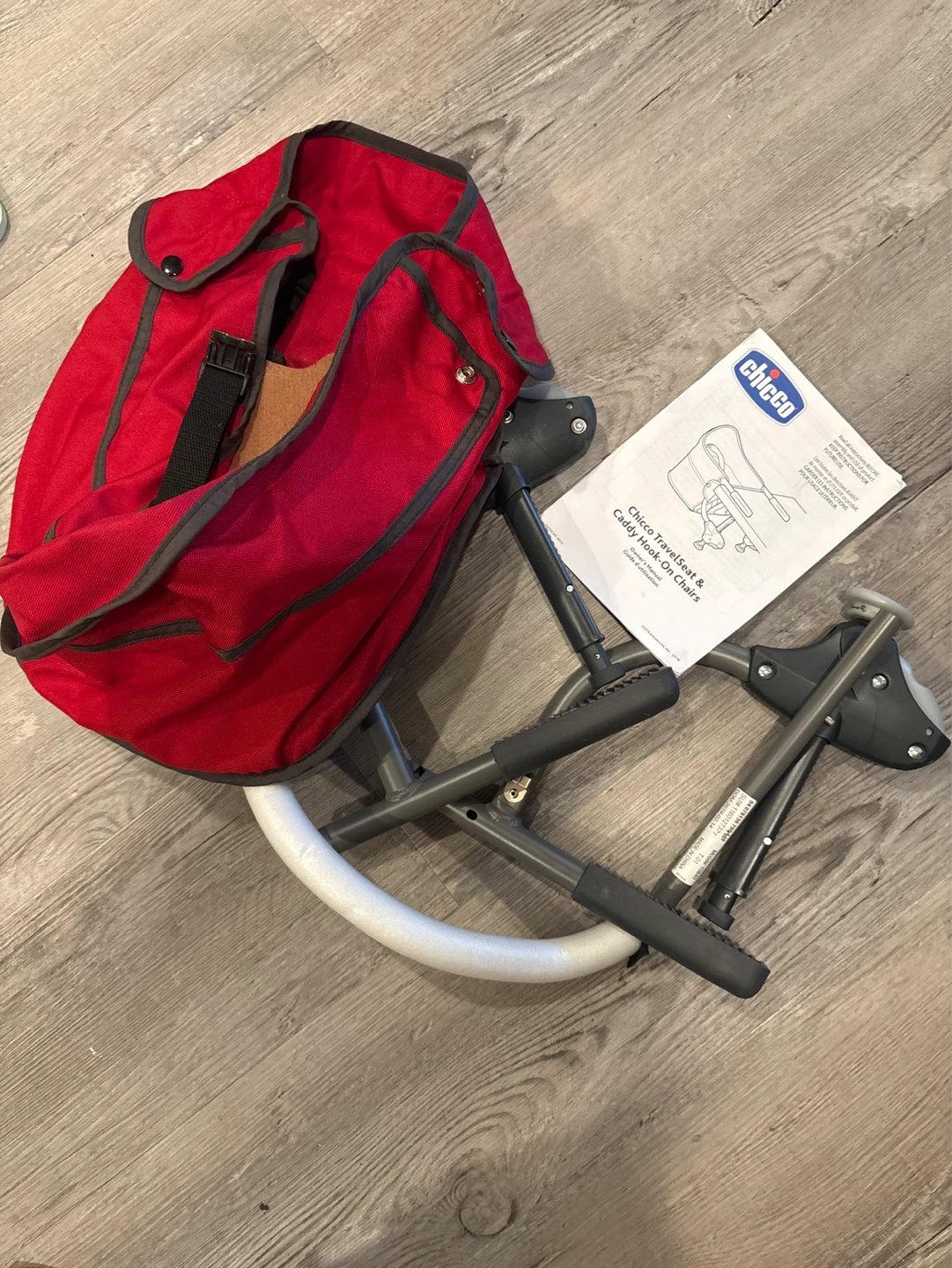 Chicco Caddy Hook-On Chair - Red - photo 2