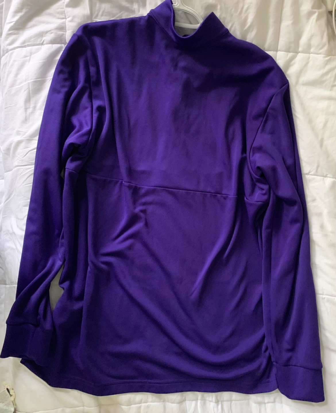 Purple Adidas Quarter Zip Sweater - photo 2