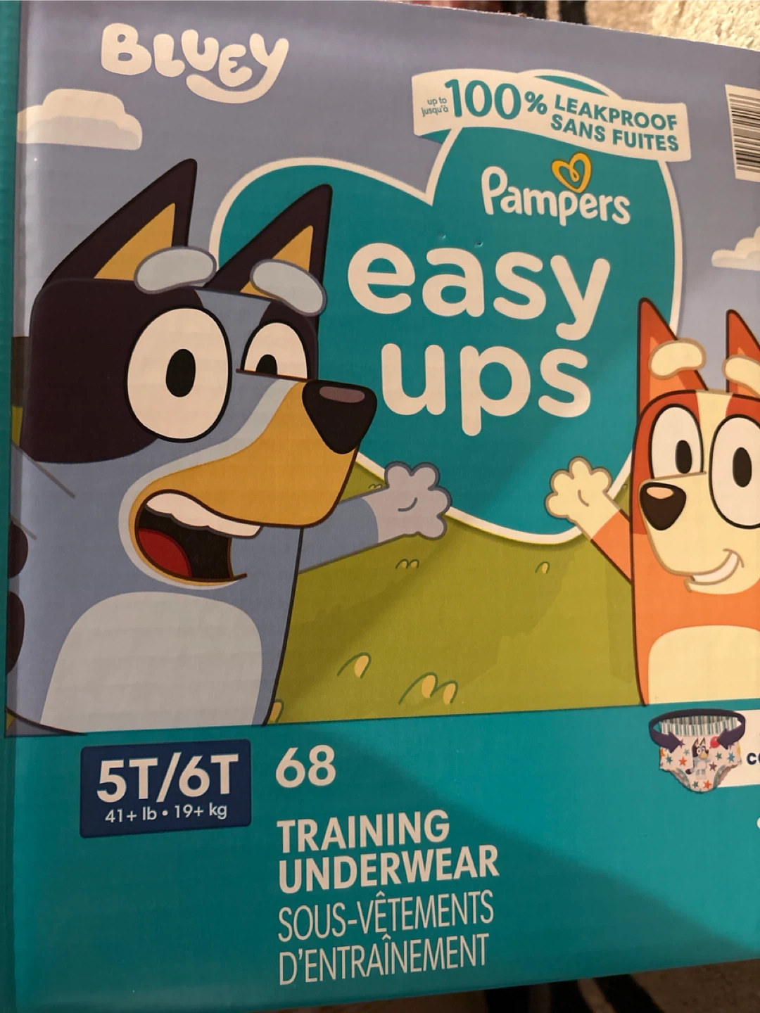 Pampers Easy Ups Training Underwear Size 5T/6T - 44 Count