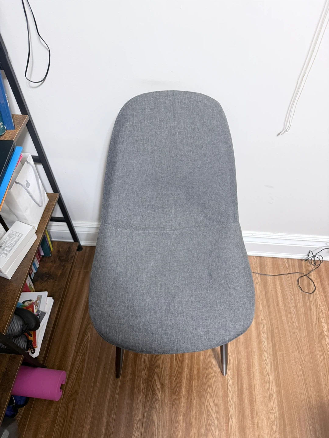 Grey Fabric Dining Chair - photo 2