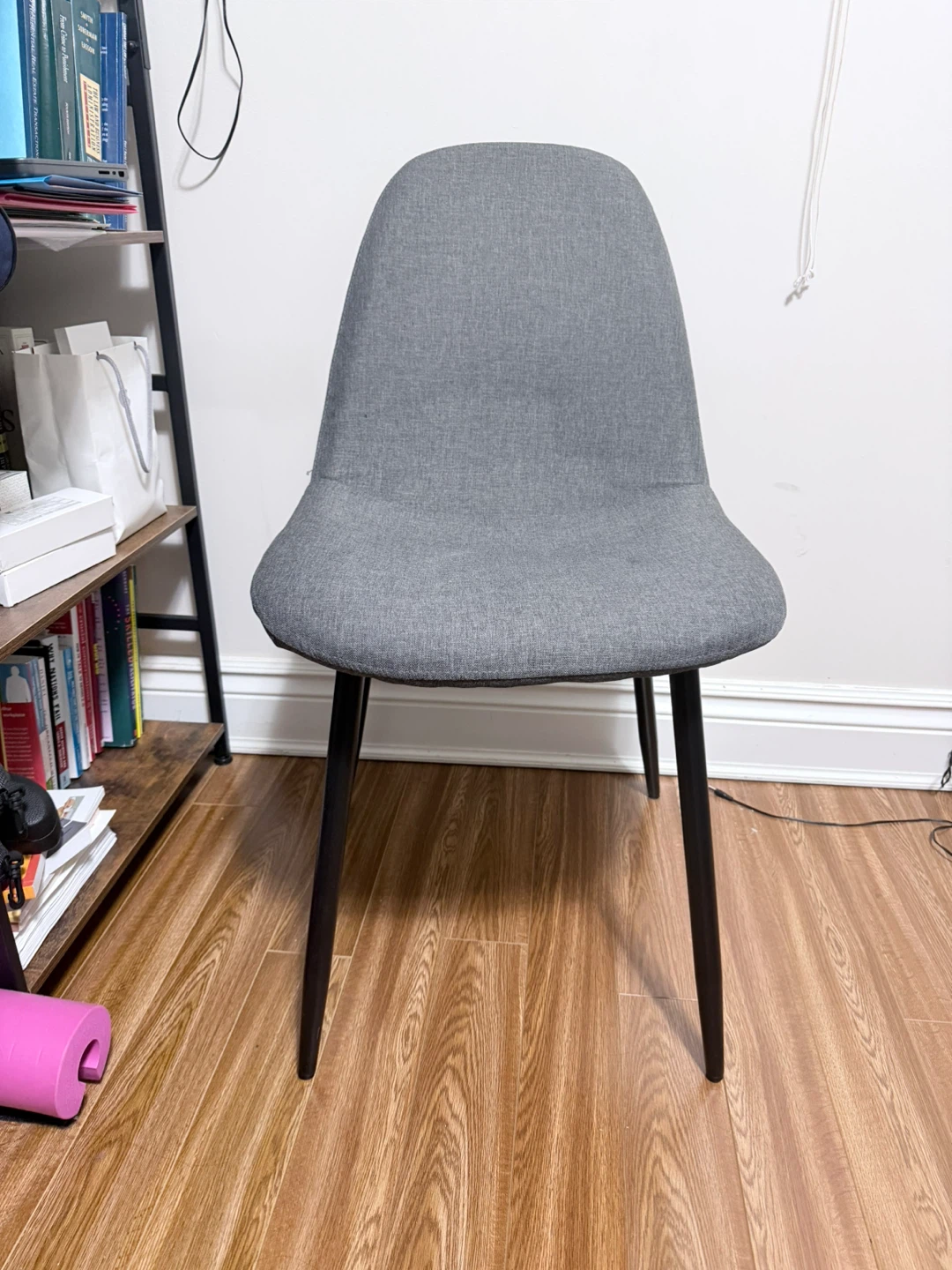 Grey Fabric Dining Chair