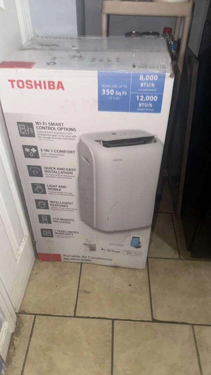Toshiba Portable Air Conditioner 12 mil BTU - photo 3