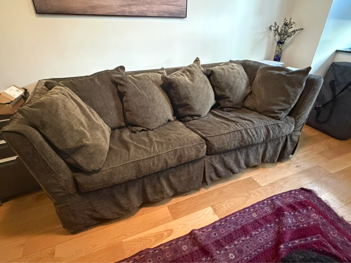 Crate & barrel queen sleeper sofa