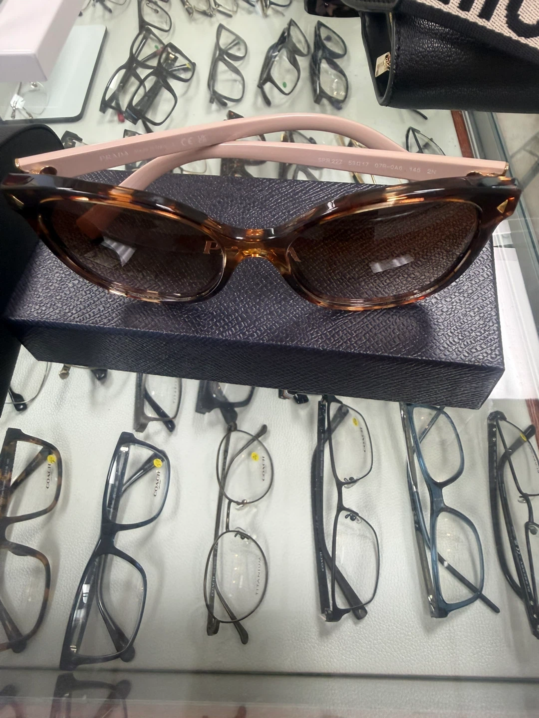 Prada Women's Tortoiseshell Cat-Eye Sunglasses
