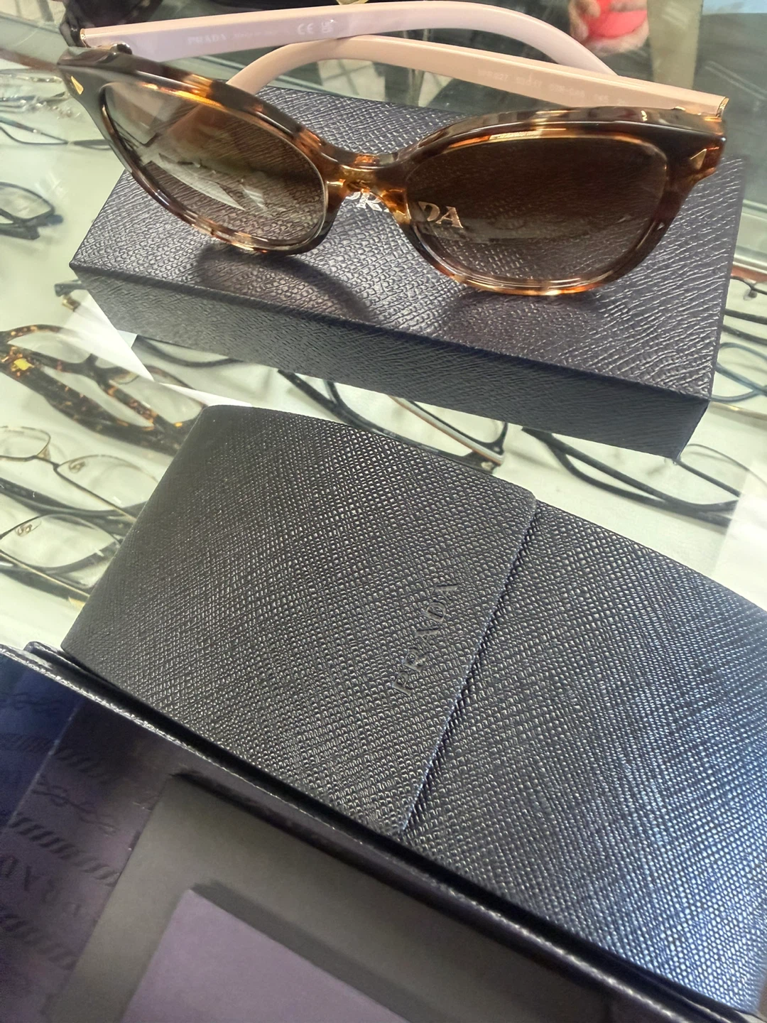 Prada Women's Tortoiseshell Cat-Eye Sunglasses - photo 3