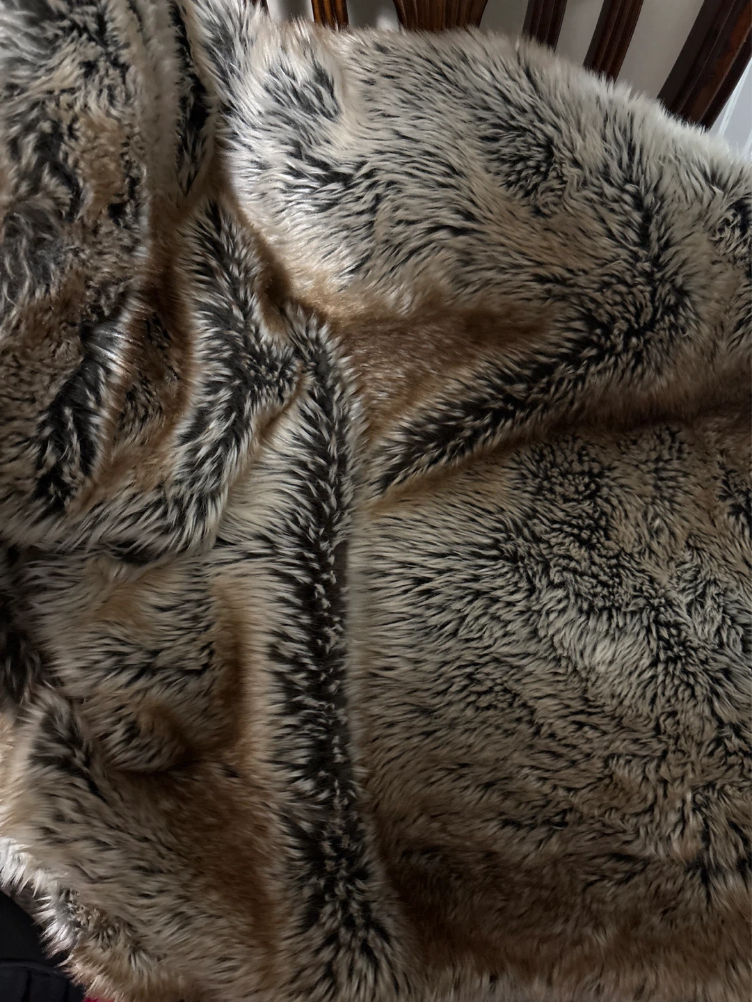 Faux Fur Throw Blanket