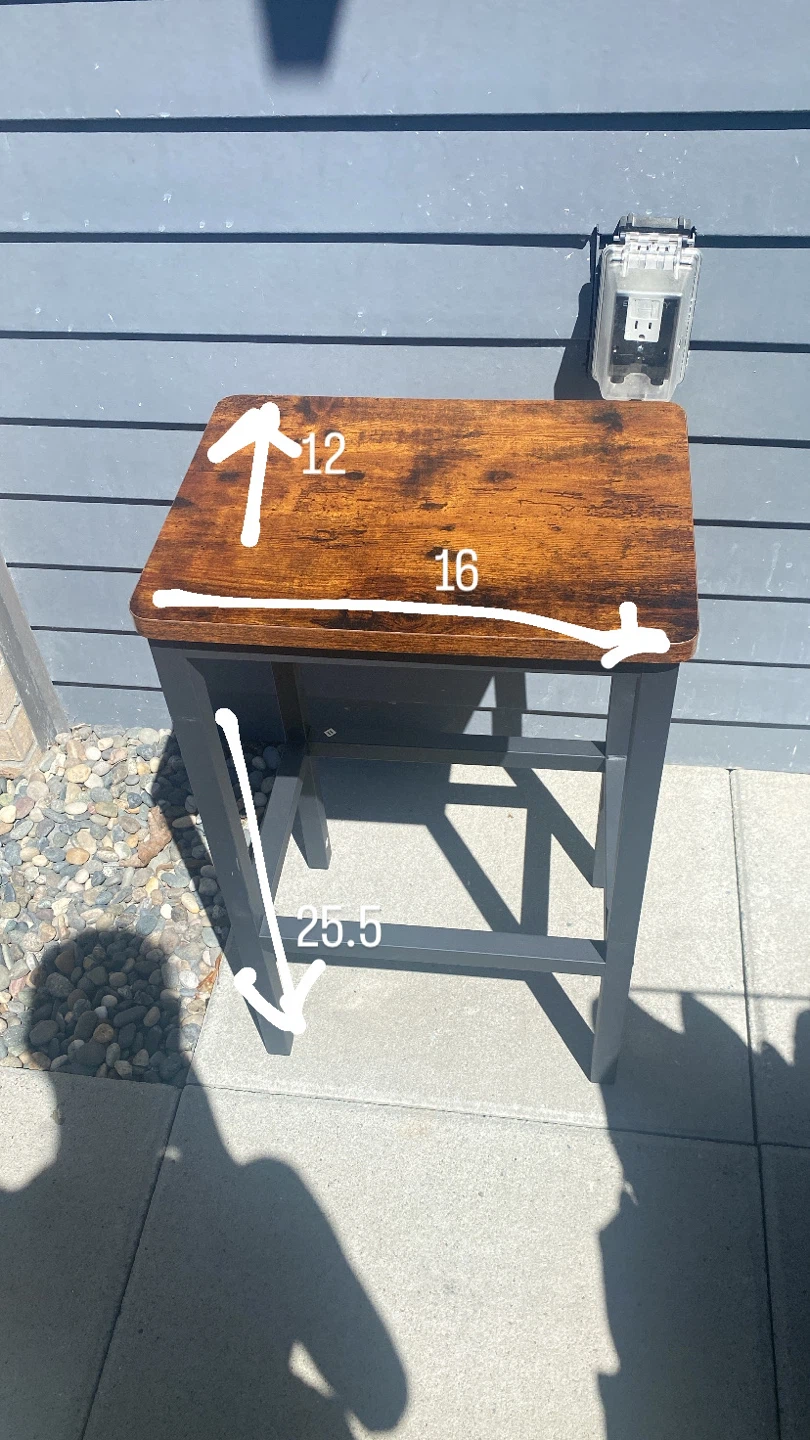 Wooden Top Bar Stools