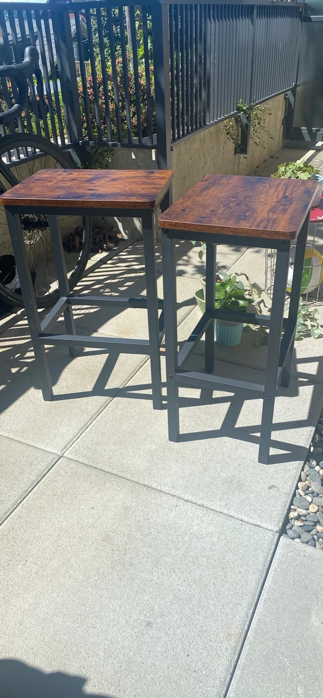 Wooden Top Bar Stools - photo 3