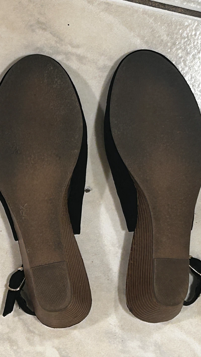 George Women's Black Wedge Heels - photo 2